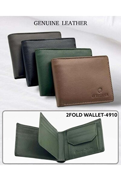 LEATHERWORLD 4pcs Combo Set Genuine Leather 2 Fold Wallet for Men – Slim Bifold Wallets with Card Holder & Coin