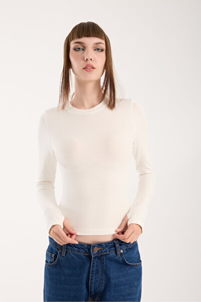 Gugus Women's Modal/Viscose Fabric Circular Neckline Body with Open Toes