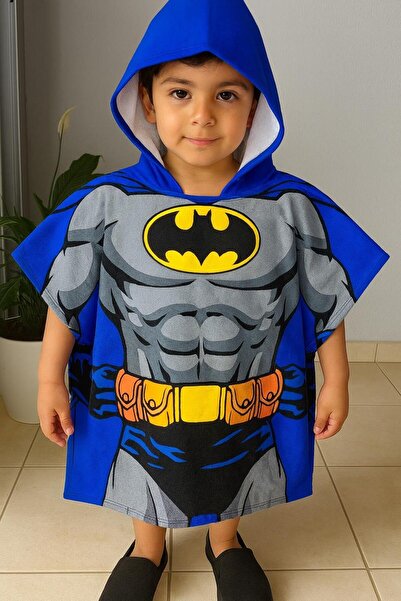 RAPAPA Dečiji Batman Sa kapuljačom Pončo peškir za plažu-0030-S