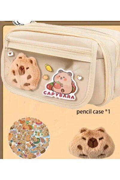 SANRIO BEJ CAPYBARA KALEM KUTUSU KAPIBARA KALEMLIK