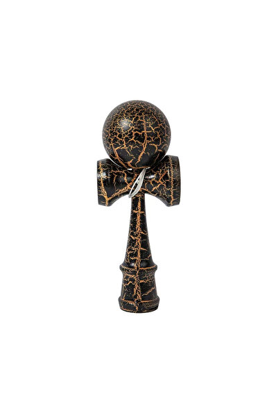 Berbis Kendama X Original - Ξύλινο Παιχνίδι, 18 εκ., Ραγισμένο Μοντέλο Μαύρο-...