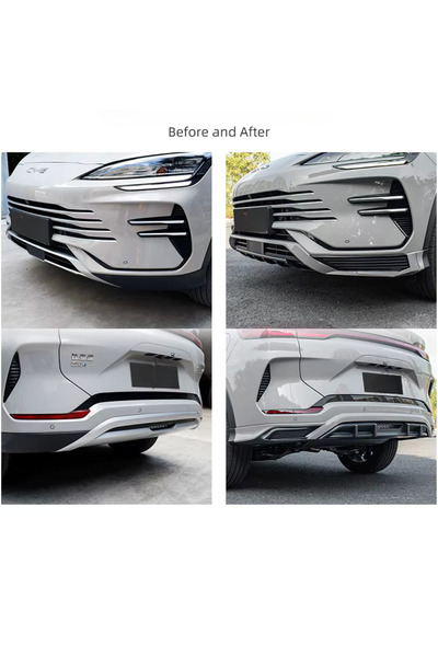 Red Lion parts BYD SEAL U BODY KİT (Boyasız) Ön Lip Arka Difüzör Siyah Renk 2...