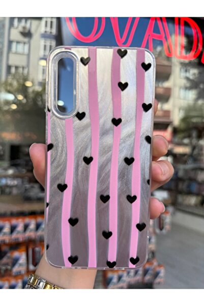 OVADA SAMSUNG GALAXY A50 Uyumlu Kamera Koruma Çıkıntılı VS Model Baskılı Prem...