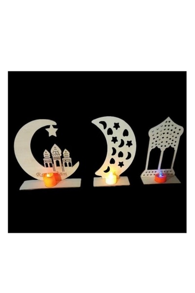 Generic It is a set of wooden holders decorated with elegant Ramadan designs,...