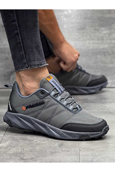PRAYDER Men's Outdoor Waterproof, Thermo Non-Slip Sole Sports Shoes - Smoked