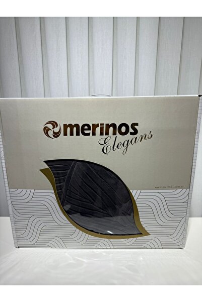 Merinos Elegans Anthracite Double Blanket