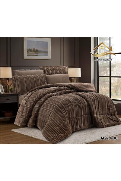genernic Luxury Winter Bedspread Set - 6 Pieces