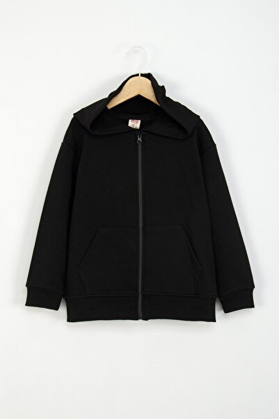 RAPAPA Girls Boys Unlined Hooded Zippered College Cardigan Jacket 4012