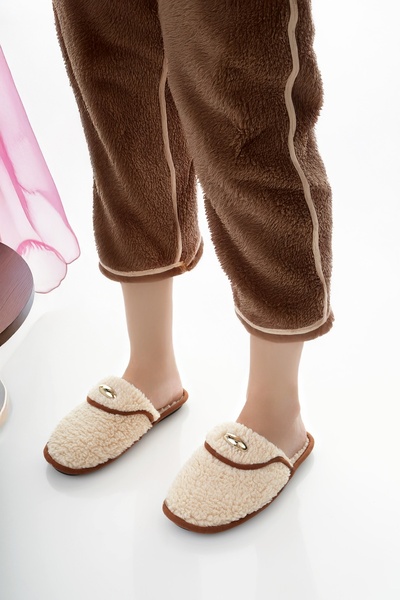 Modafırsat Γυναικείες παντόφλες εσωτερικού χώρου, βελούδινες που πλένονται, με επένδυση από μαλλί, παντόφλες από γούνα, πακέτο προσφοράς για επισκέπτες, παντόφλες νύφης