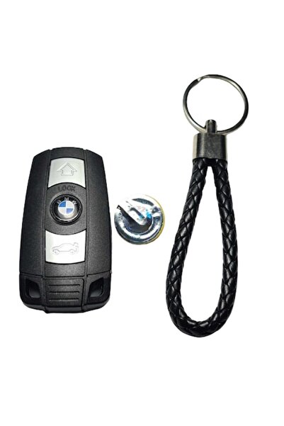 BMW E90 Key Case with Battery and Keychain