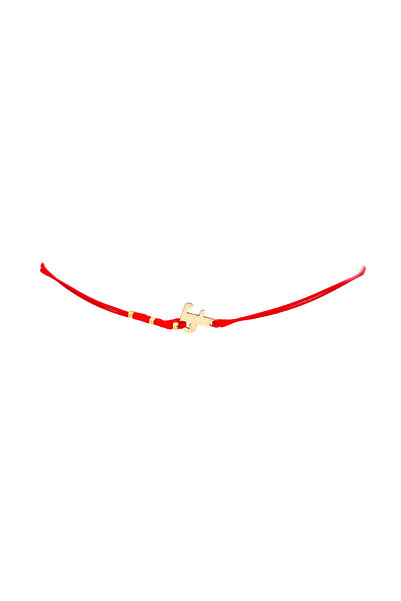 Ermara Jewelry Bracelet with initial 'F' in 14K gold
