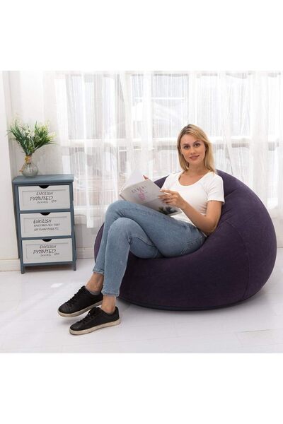 AZAF Inflatable Chair Sofa, Blow up Seat Gaming Lounger