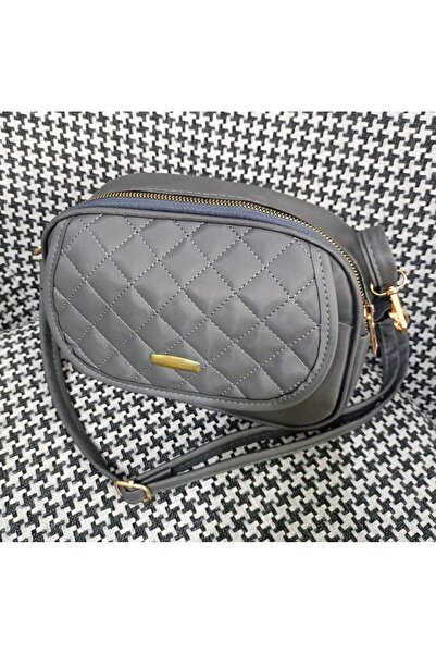 stilyy Quilted Design Gray Shoulder Bag