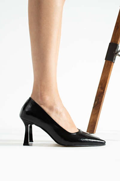 DESPİNA Lusy Women's Brown Pointed Toe Classic Heeled Shoes - Stylish Office & Everyday Stiletto