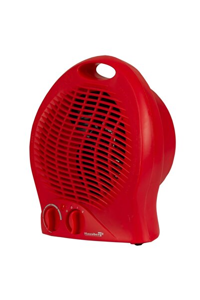 Hausberg Fan heater HB-8500RS, 2000 W, 2 power levels, Red