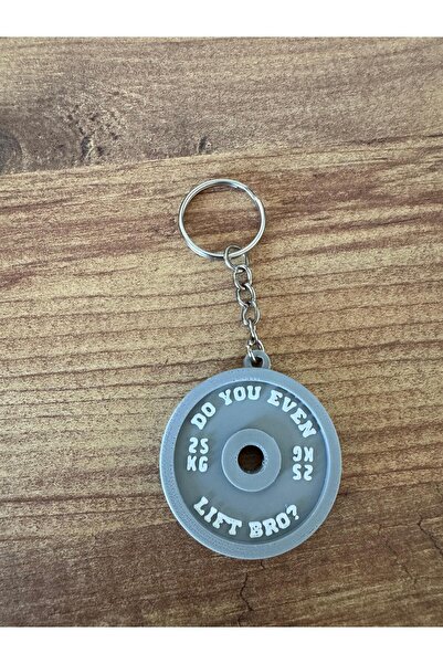 BatuBilge3d Athlete Keychain with Weight Plate Design – 4.5 cm |   Fitness & Gym Bag Ornament, Weightlifting Keychain