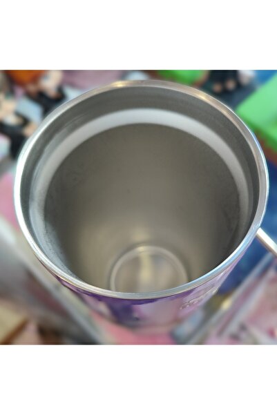 ada çanta kırtasiye Kuromi Figured Stainless Steel Straw Cup 500ml Ad98740