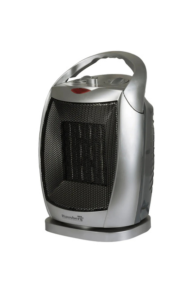 Hausberg Ceramic Fan Heater HB-8770, 1500W, Adjustable Thermostat, 2 Speeds, Fan Function, Safe