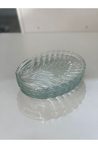 Bahar Home Santa Dessert Plate 6 Piece Boat Plate