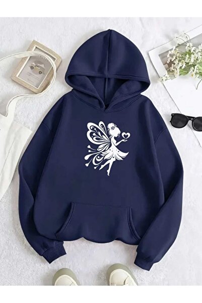 tkn your style Φούτερ με κουκούλα με σχέδιο εκτύπωσης FAIRY GIRL