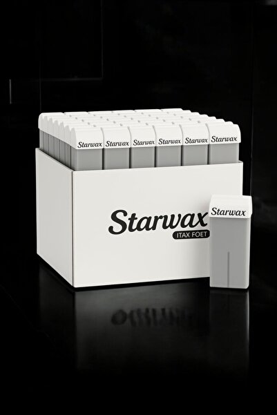 STARWAX Roll On Kartuş Sir Ağda Silver | Tüm Ciltler İçin | Gümüş İyonlu Formül | 24'lü Profesyonel Paket