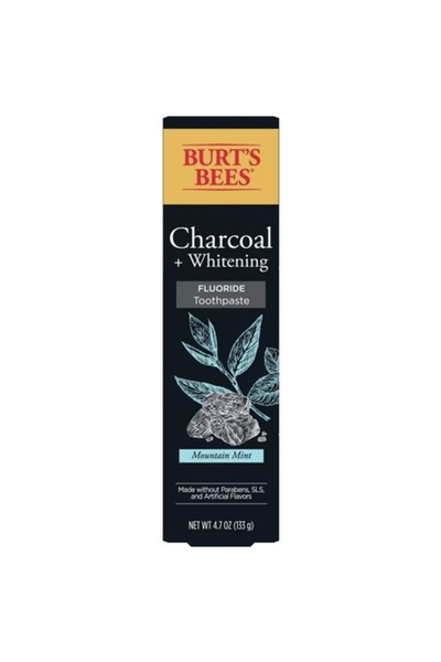 Burt's Bees Charcoal Whitening Toothpaste, Mountain Mint, 133g
