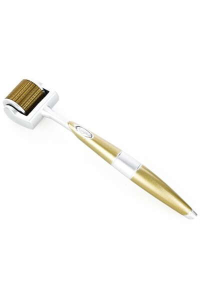 Zgts Dermaroller, Titanium Microneedling Roller for Wrinkles, Stretch Marks, Scars and Hair Loss, 192 Tit