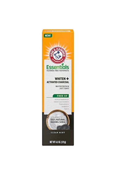 Arm&Hammer Pasta de Dinti Arm & Hammer Essentials Charcoal, Fara Fluor, pentru Albirea Dintilor cu Carbune Acti