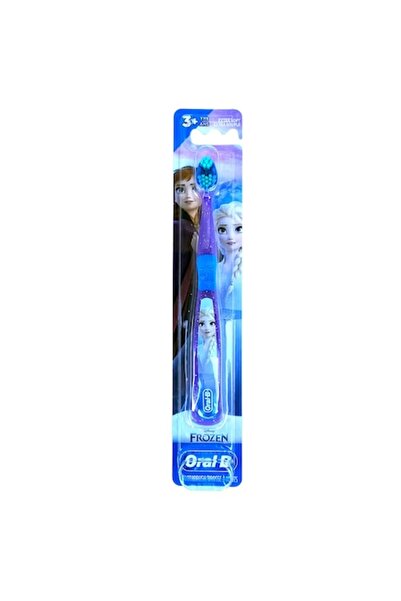 Oral-B Periuță de dinți pentru copii, Oral-B, Frozen, Elsa, Vârsta 3+, Multi-...