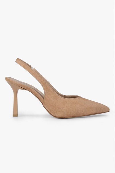 Shoeberry Women's Avoria Ten Suede Stiletto