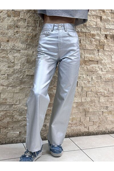 Gönülden Tasarım Silver Color Women's Pants