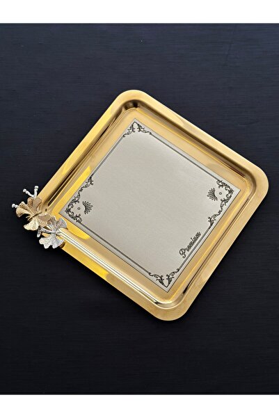 Bayrakkızoğlu tekstil 6’lı Bir tarafı ipek saten bir tarafı deri Kahve Sunum ...