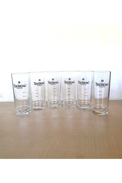 SANAT TACİRİ 6 Pieces of Raki Glass No 35