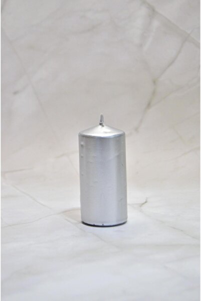 Mum ve Parafin Bar Mumu Baton Mum Tekli 38 mm Çap 80 mm Uzunluk Metalik Boya ...