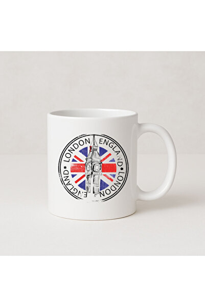 MODA كوب بورسلين هدية مطبوع عليه إنجلترا إنجلترا