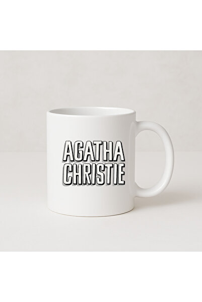MODA كوب بورسلين هدية مطبوع من أجاثا كريستي