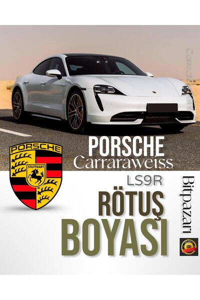 Flea Market Porsche 718, 911, Taycan, Panamera, Macan, Cayenne Ls9R Carrara White - Original Touch-Up Paint 25ml.