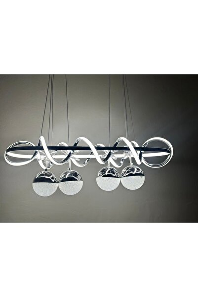 Lamira aydınlatma YEMEK MASASI 4 TOPLU LED AVİZE