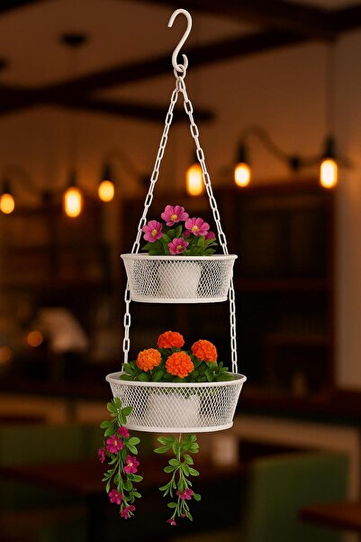 VENON 2-Story White Space-Saving Architectural Design Cafe Cafe Hotel Restaurant Tea Garden Organizer