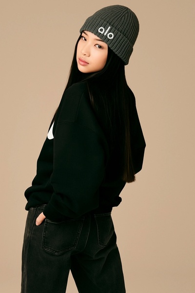 VibeGaia Embroidered Winter Knit Beanie