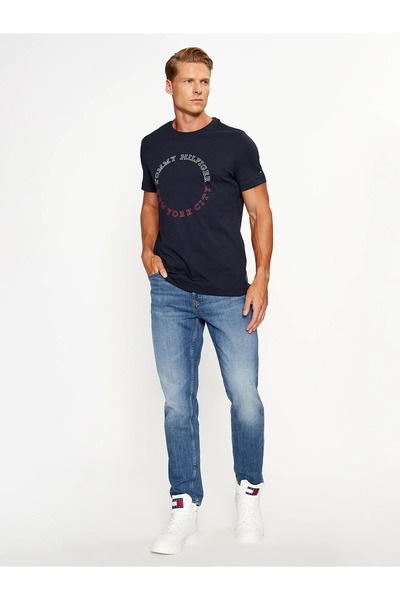 Tommy Hilfiger New Season Men's Black Monotype Roundle T-Shirt