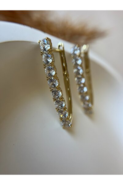 Dreamstone Jewelry Kristal Taşlı Uzun Xuping Küpe