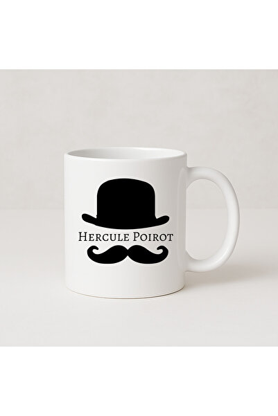 MODA Agatha Christie Hercule Poirot Printed Gift Porcelain Mug