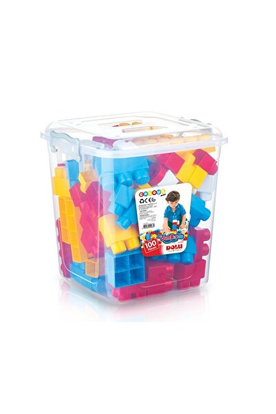 DOLU OYUNCAK 5063 Mega Block in Chest 100 Pieces
