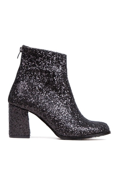 BERFONA Star Siyah Taşlı Topuklu Bot Bottie