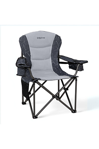KINGCAMP Juniper Bel Destekli Ultra Konforlu XL Kamp Sandalyesi L.Grey