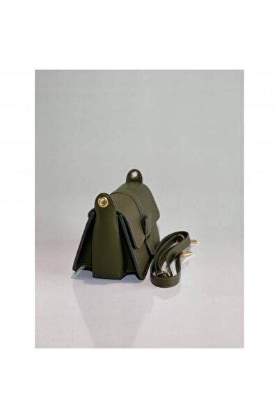 ANNA FELLINI Geanta dama piele, ANNA FELLINI, Adora, kaki