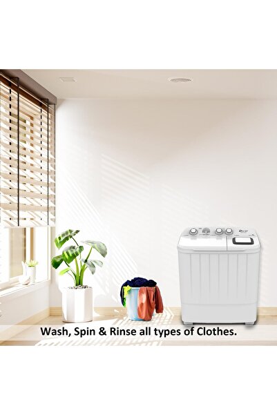 Oscar | Twin Tub Semi-Automatic Washing Machine | Model: OWM60SAXS | 6kg Wash Capacity with 3.5kg Sp