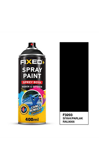 SGS SPREY BOYA AKRİLİK PARLAK SİYAH (RAL 9005) 400 ML