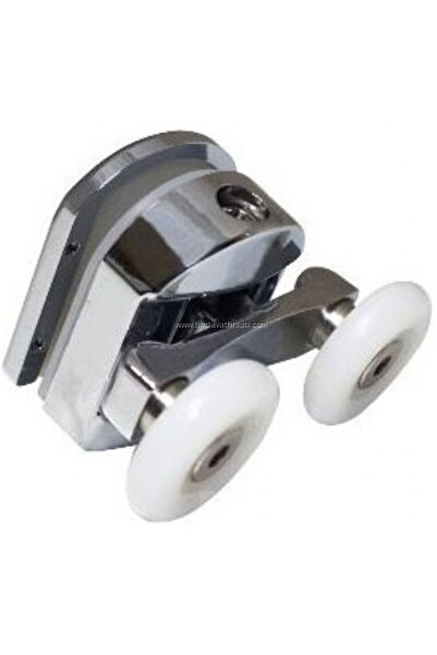 AZİM Duşakabin için parlak krom kaplamalı üst kapak makarası duşakabin üst tekerleği, tekeri